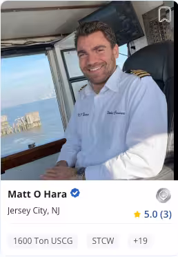 Portrait of a marine captain.